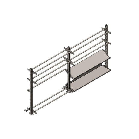 Gym Equipment Barbell Kettlebell Rack Coloured Diagram