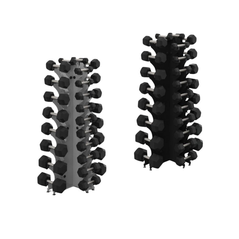 Gym Equipment Barbell Rack - black silver