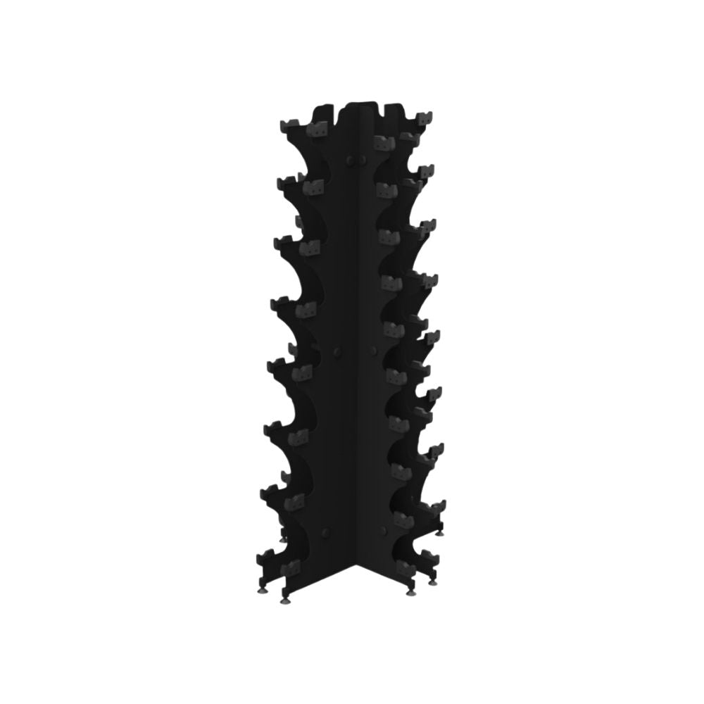 Black Dumbbell Rack - white background