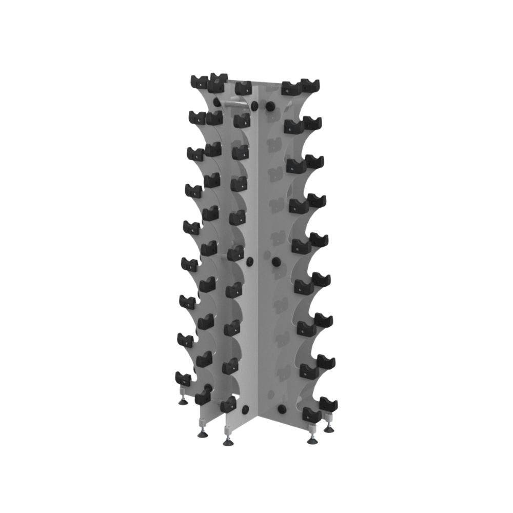 Metal Dumb bell Rack - white background