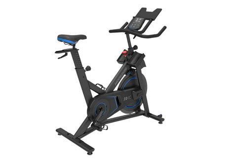Horizon Fitness 7.0IC Indoor Training Cycle - blue and black - white background