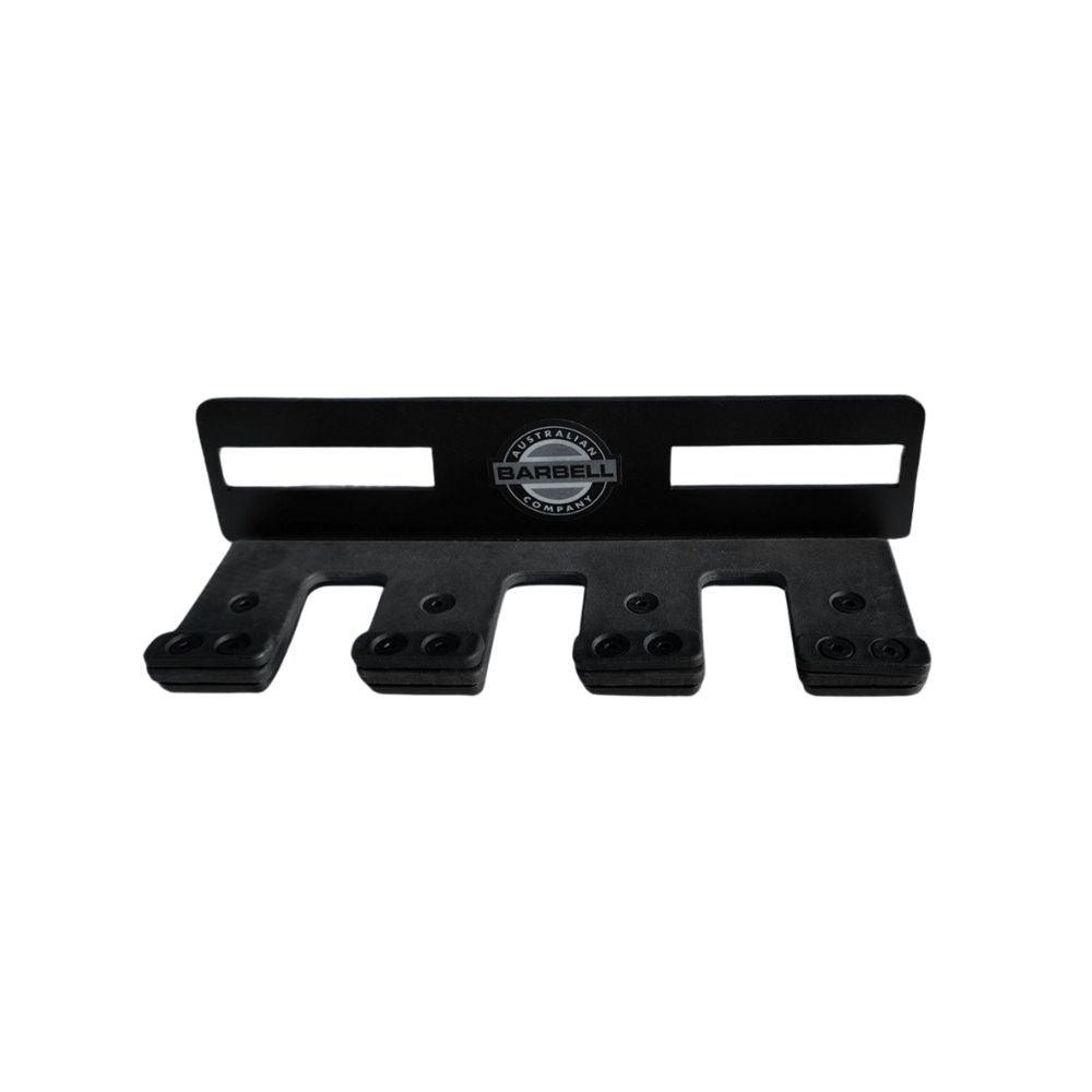 black australian barbell company 3 bar hanger rack or wall mount