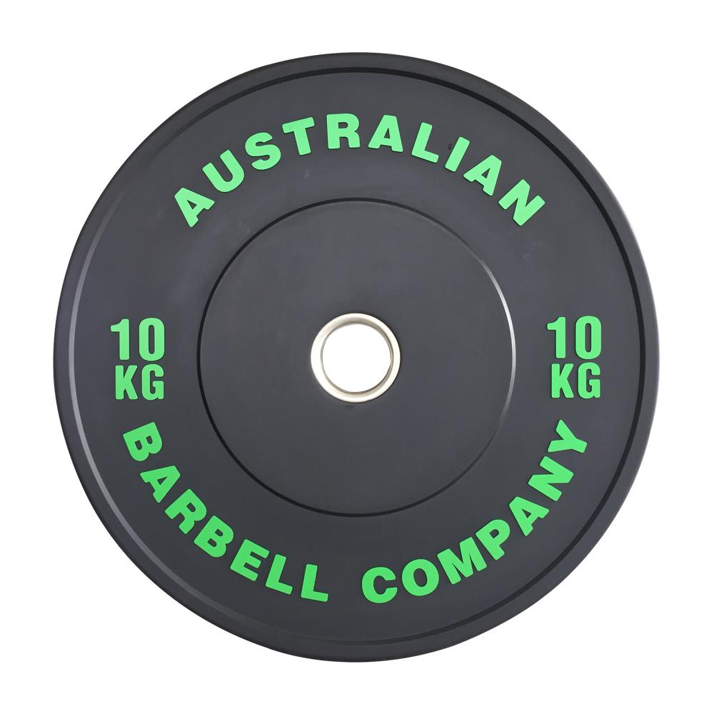 Australian barbell company plate weight - black green 10kg
