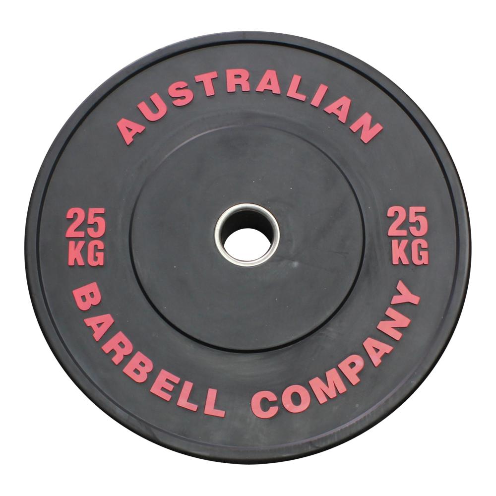 Australian barbell company plate weight - black red 25kg