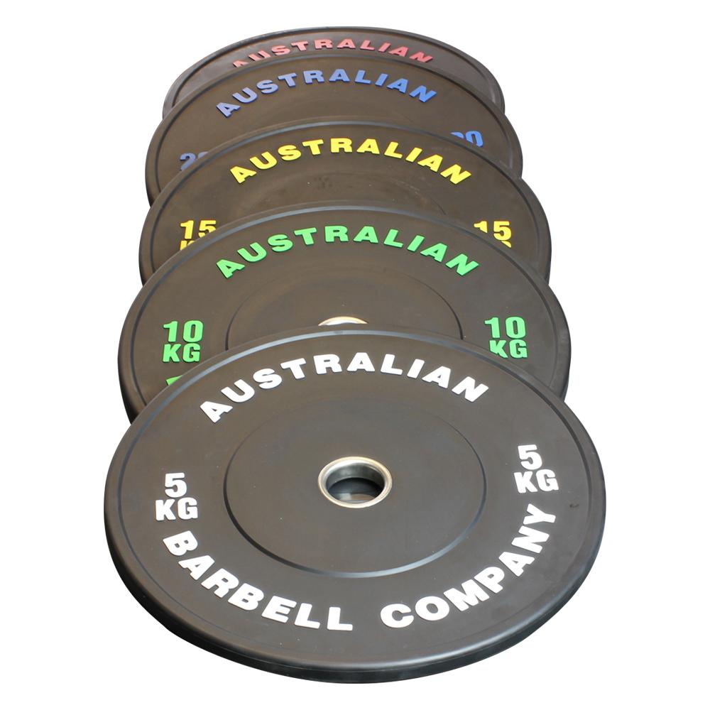 Australian barbell company plate weight - black colour 5kg-25kg
