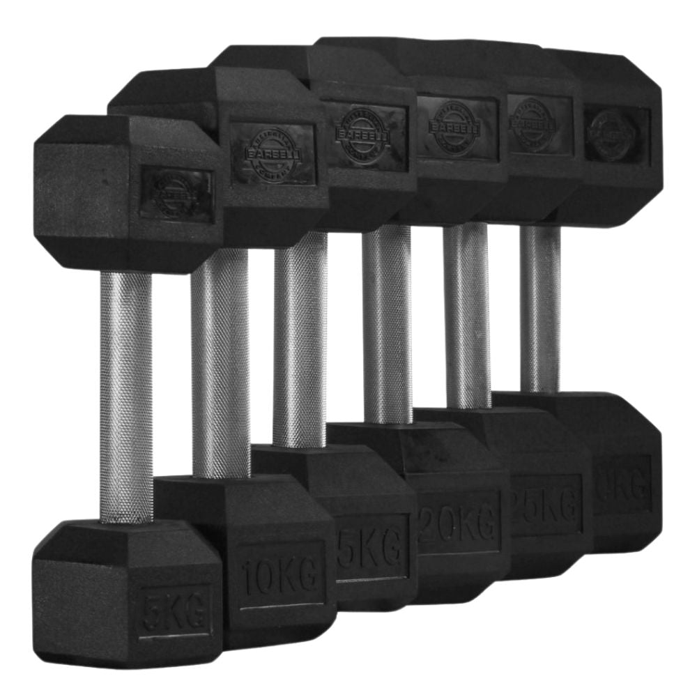 australian barbell company dumbbells - hex