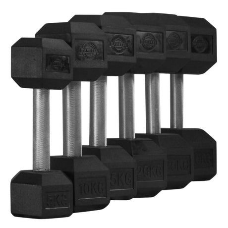 australian barbell company dumbbells - hex