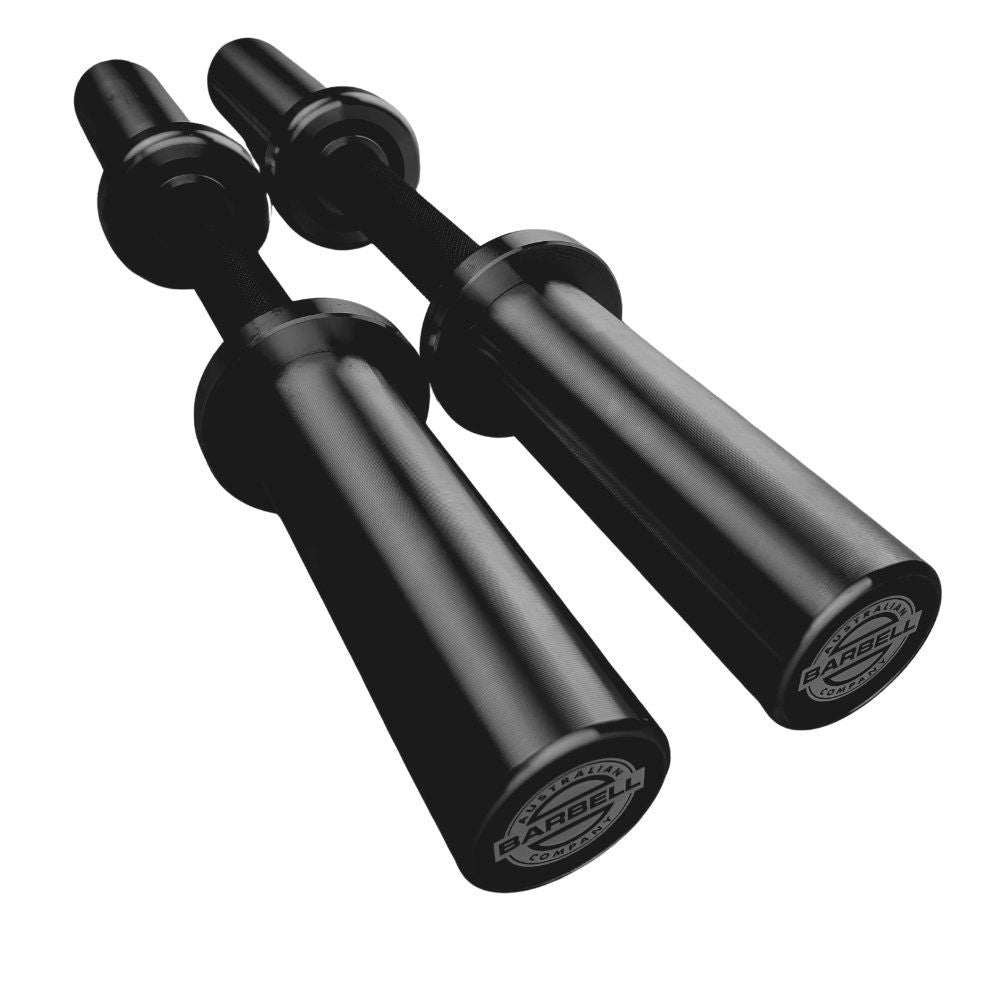 australian barbell company dumbbell handles black