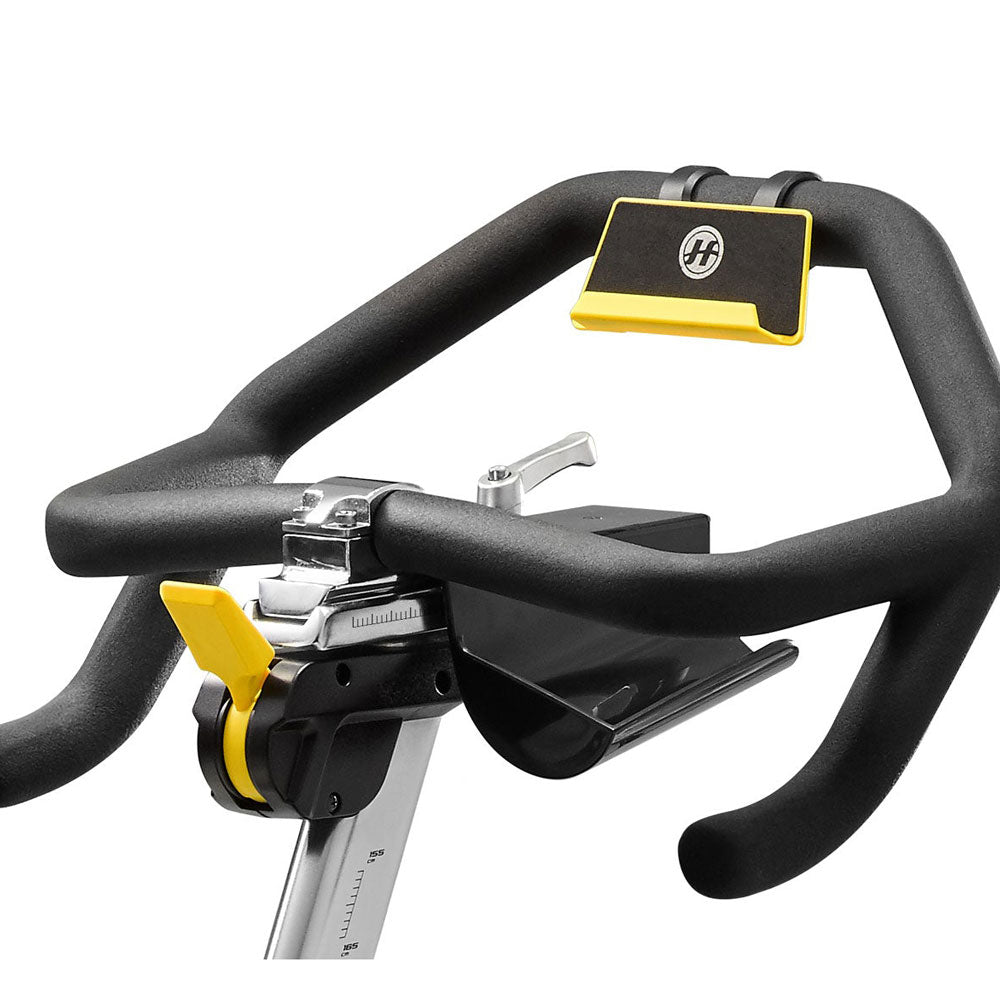 Horizon GR7 indoor cycle handlebars detail