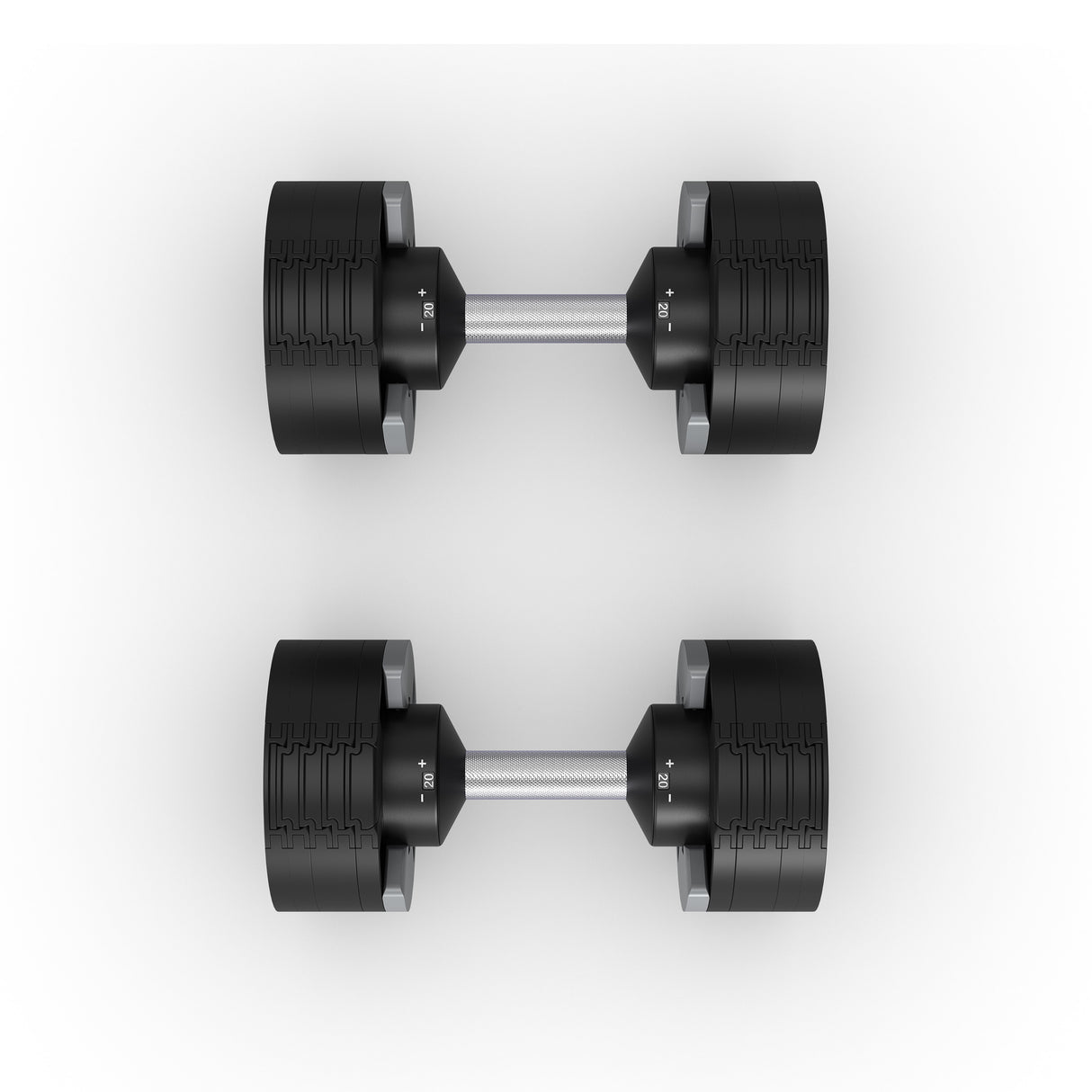 Horizon Adjustable Dumbbells - white background