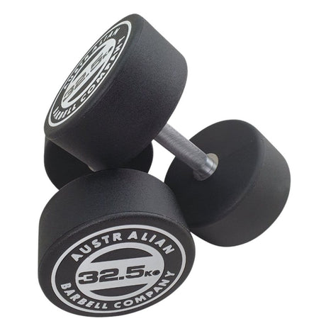 australian barbell company dumbbells - one series 32.5kg