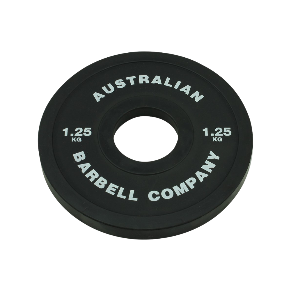 Australian barbell company plate weight - black 1.25kg