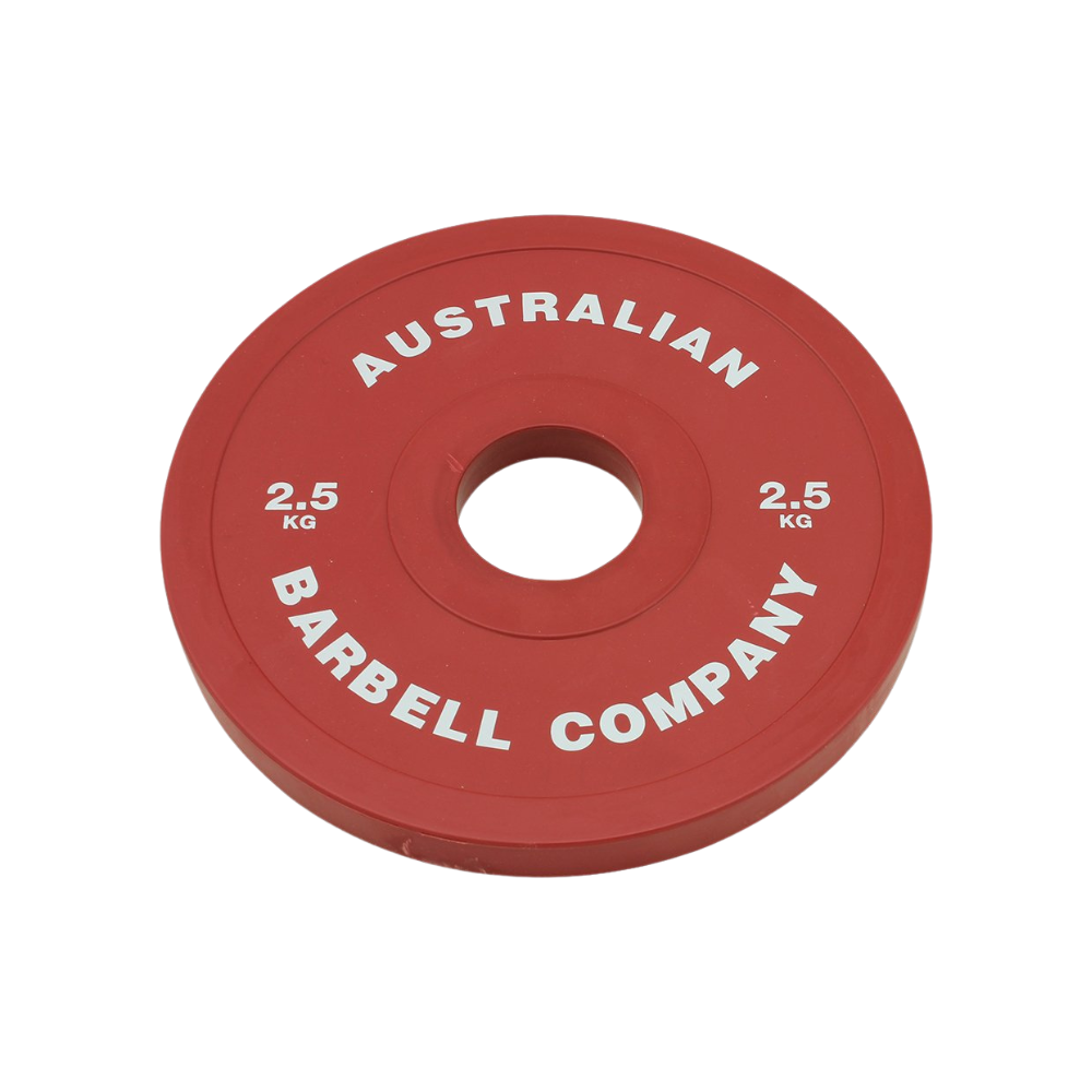 Australian barbell company plate weight - red 2.5kg