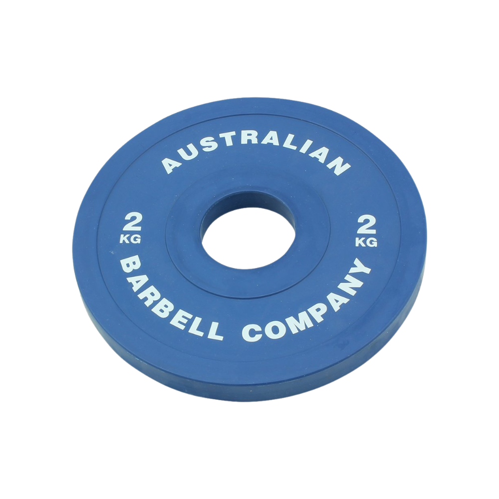 Australian barbell company plate weight - blue 2kg