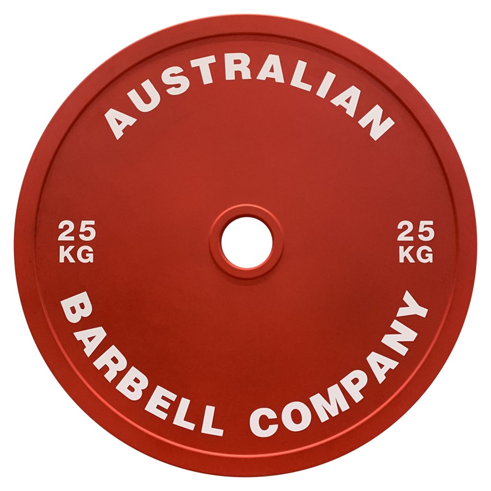 Red 25kg Weighted Plate - Australian Barbell Company