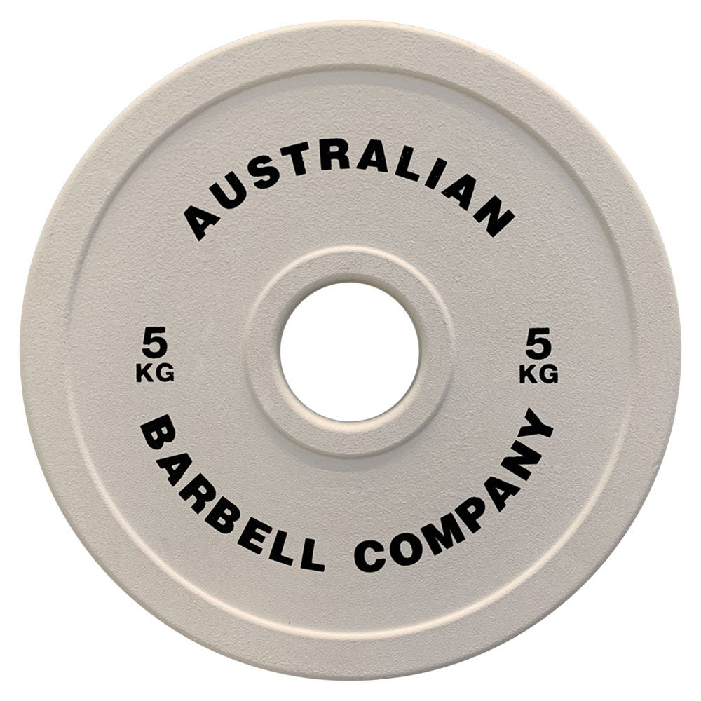 Australian barbell company plate weight - white 5kg