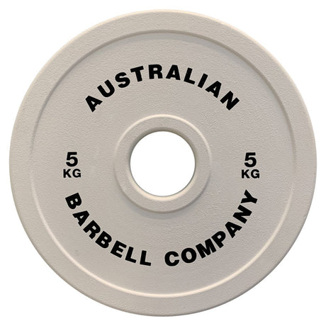 Australian barbell company plate weight - white 5kg