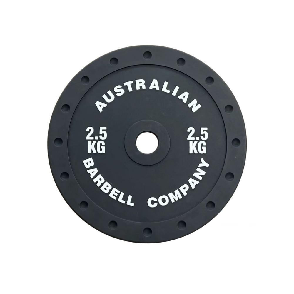 Australian barbell company plate weight - black 2.5kg