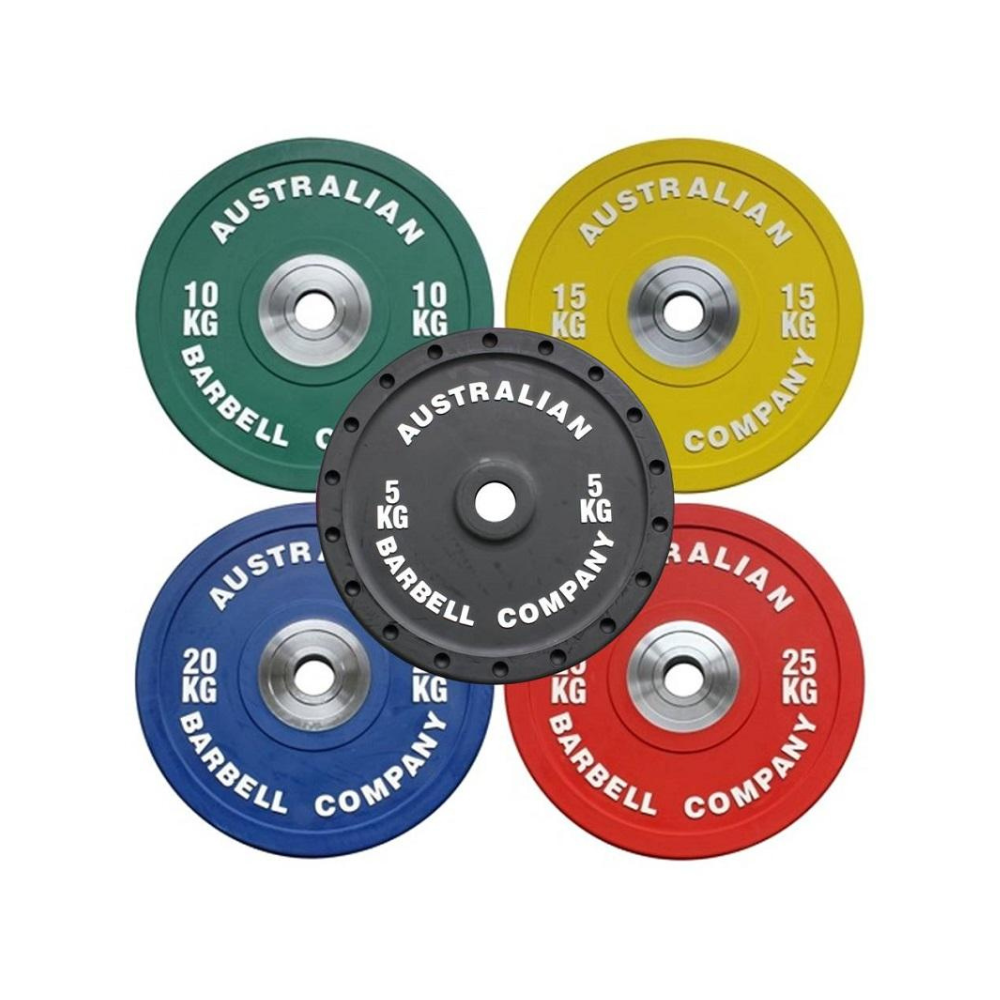 Australian barbell company plate weight - colourful 5kg-25kg