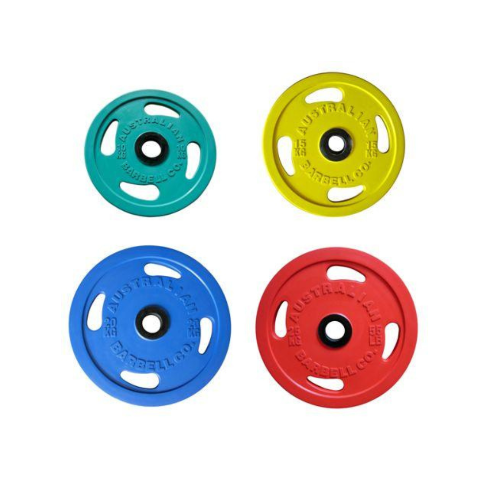 Australian barbell company plate weight - 4 weights 10kg-25kg