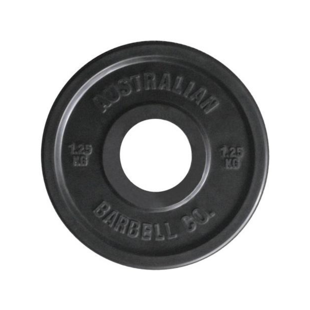 1.25KG Australian Barbell Co Plate Weight white background