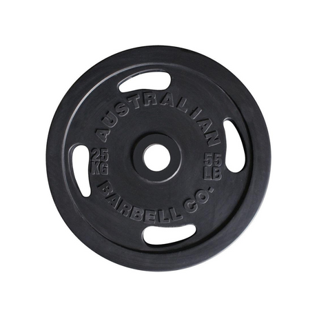 Australian barbell company plate weight - 25kg black
