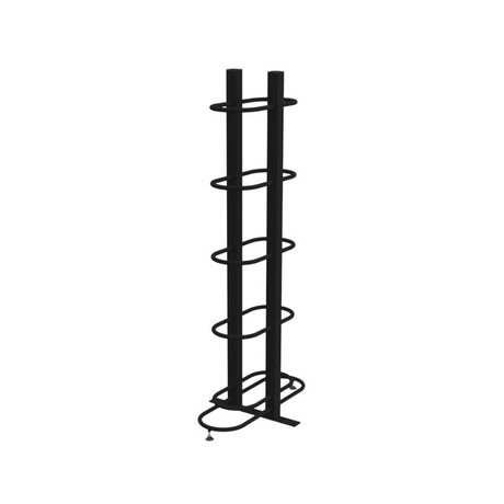 medicine ball storage rack - black