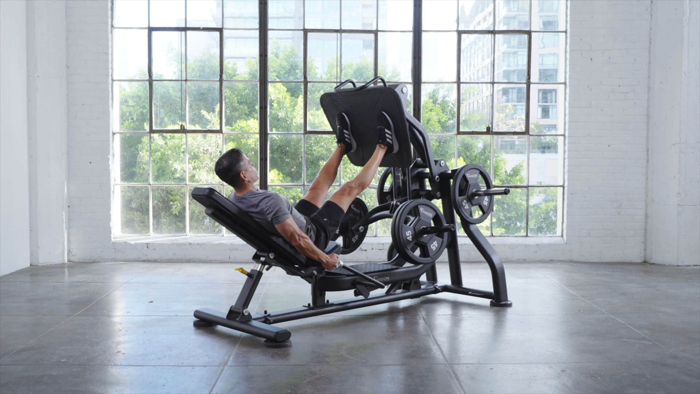 vision fitness plate loaded movements - leg press