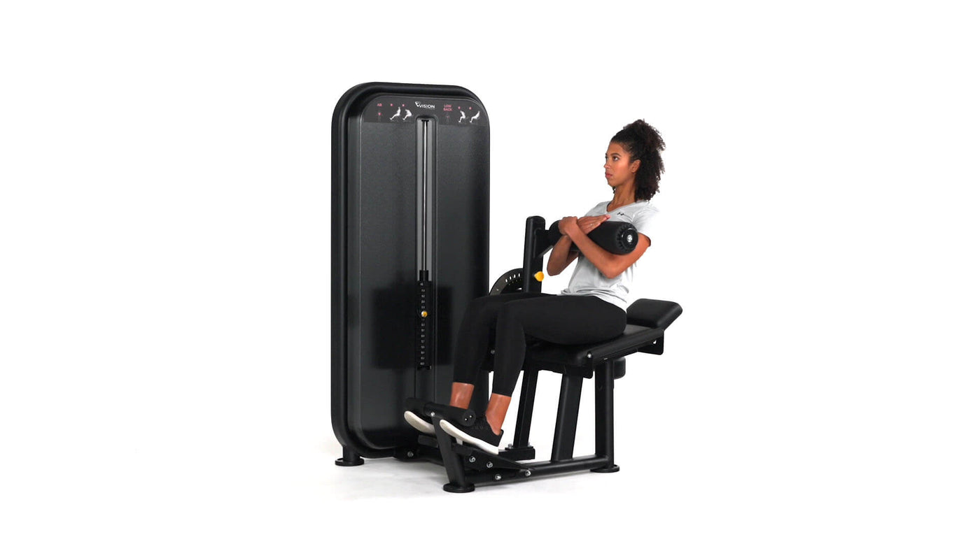 vision fitness selectorized movements - ab low back