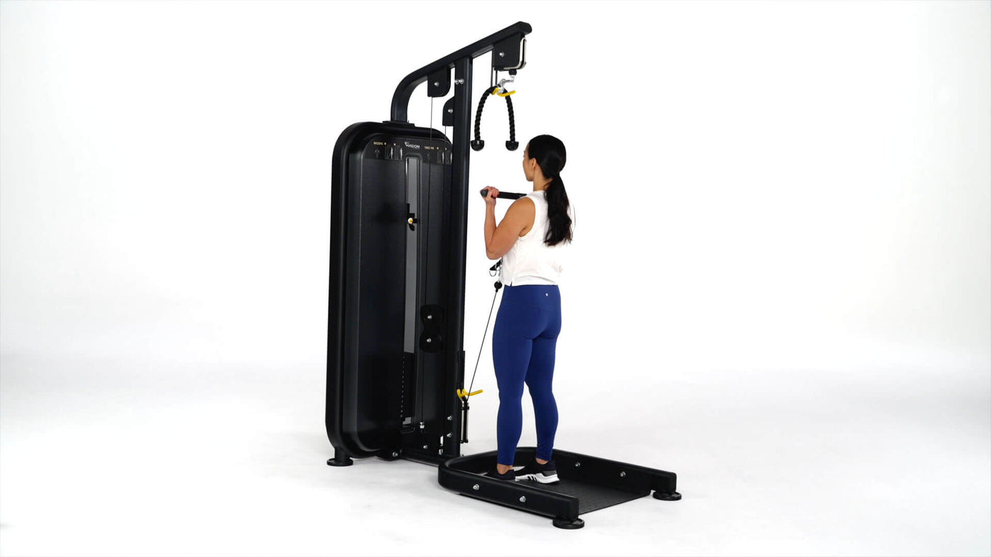 vision fitness selectorized movements - biceps triceps