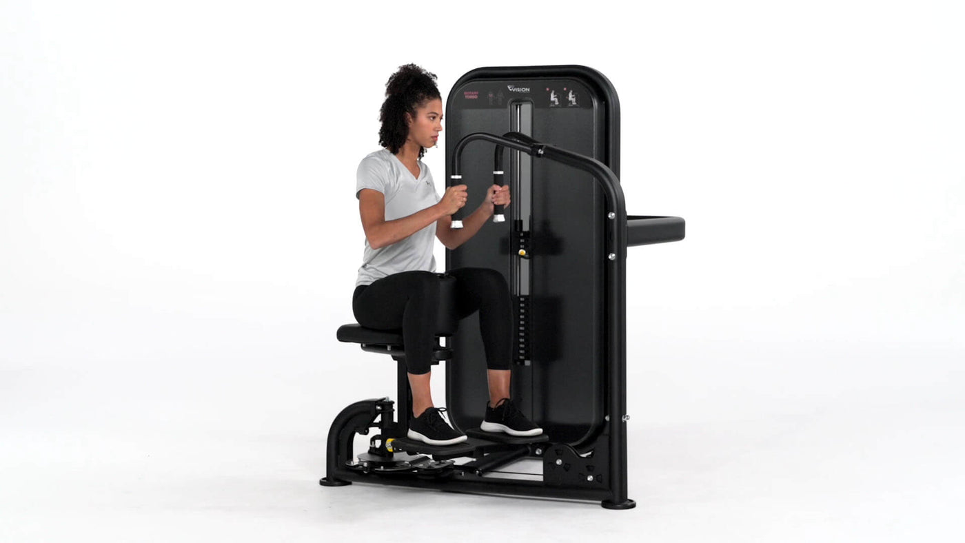 vision fitness selectorized movements - rotary torso
