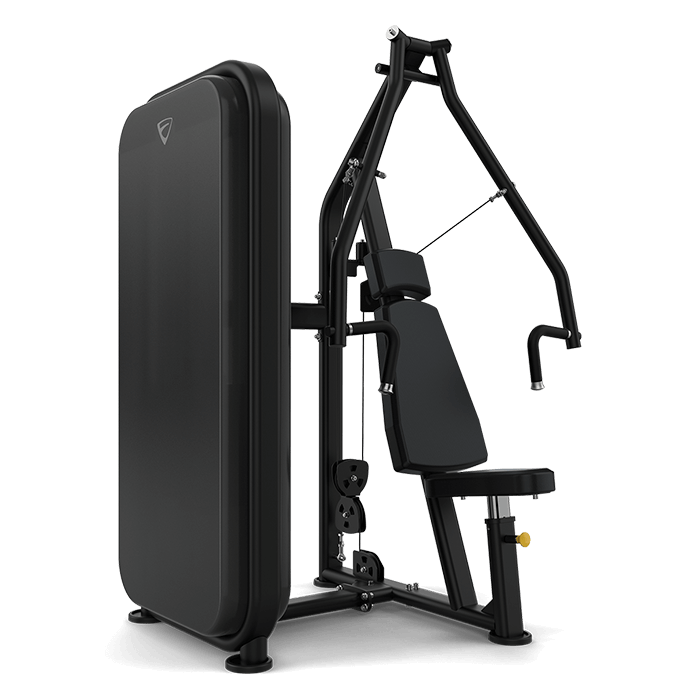 Vision Fitness Pin Loaded Strength Machine - Chest Press - png - 90 angle