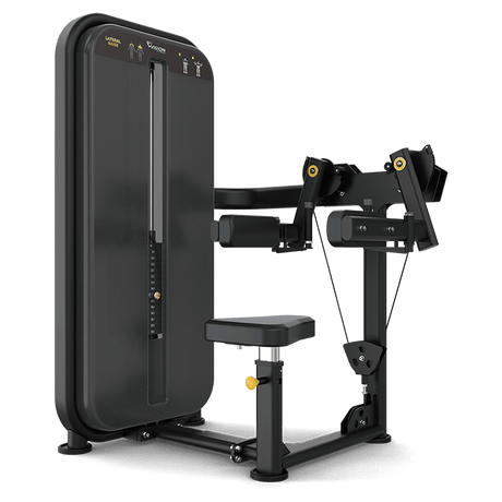 Vision Fitness VST600-S21 Lateral Raise Machine - black - transparent background