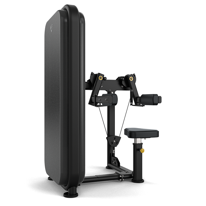 Vision Fitness VST600-S21 Lateral Raise Machine - black - transparent background