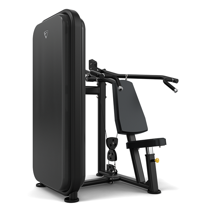 vision fitness pin loaded strength equipment - shoulder press