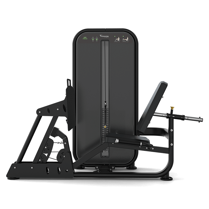 vision fitness leg press machine - pin loaded machine