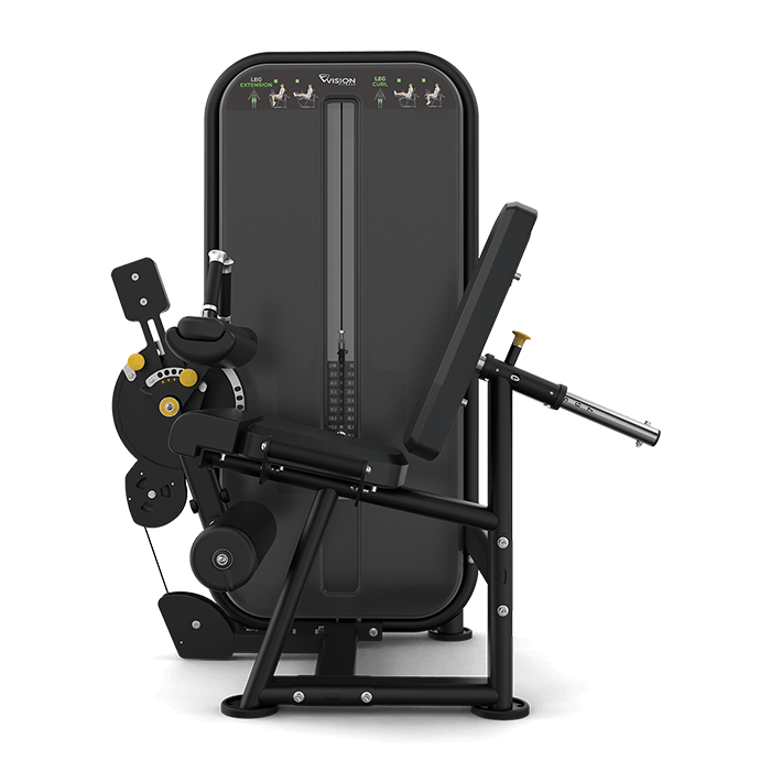vision fitness leg extension machine - pin loaded machine