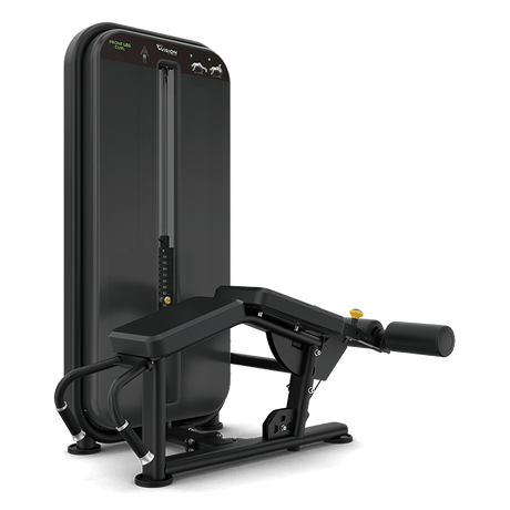 Vision Fitness Prone Leg Curl - transparent background