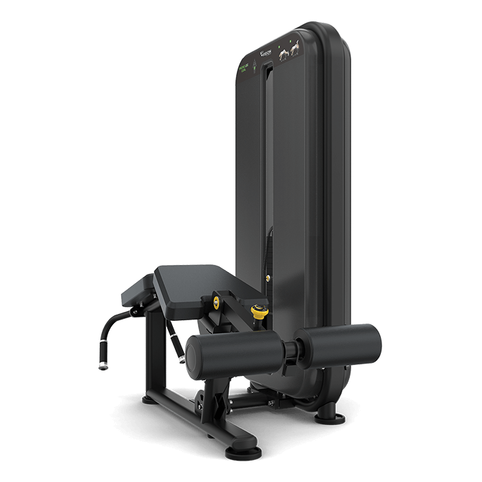 Vision Fitness Prone Leg Curl - transparent background