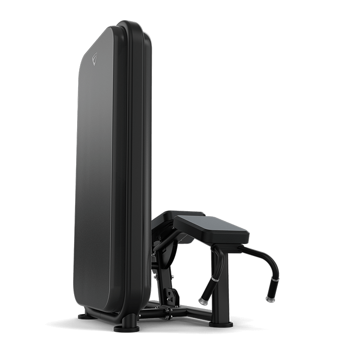 Vision Fitness Prone Leg Curl - transparent background