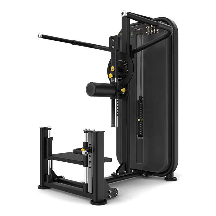 Vision Fitness Rotary Hip Machine - Transparent Background - Right View