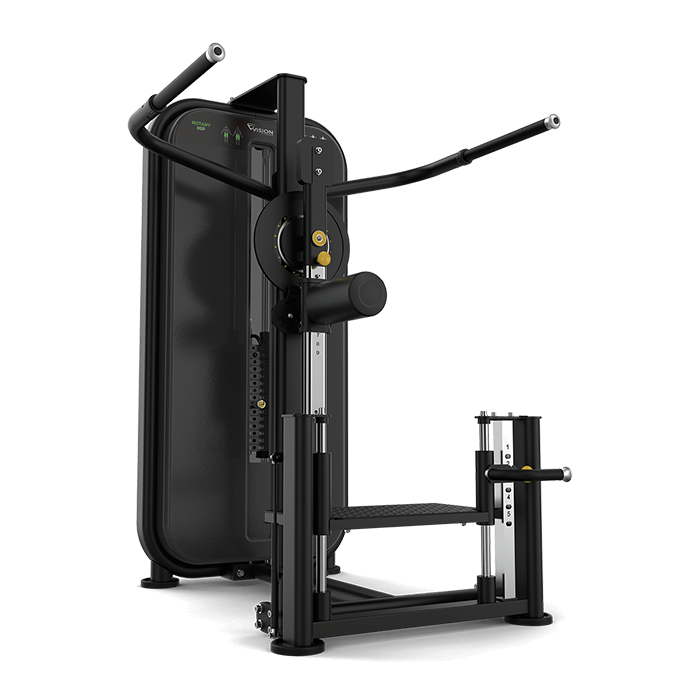 Vision Fitness Rotary Hip Machine - Transparent Background - Left Angle