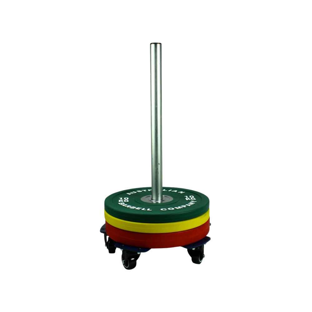 vertical bumper plate storage rack trolley