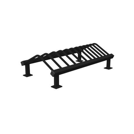 olympic toaster rack - weight plate rack - black