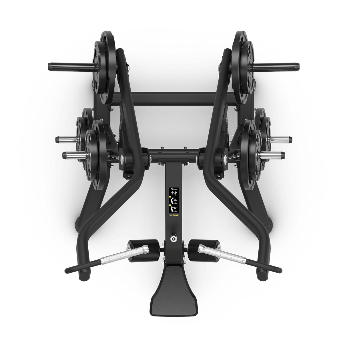 vision fitness hammer strength plate loaded decline press machine png