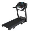 Horizon T202 Folding Treadmill - Black and Blue - White Background