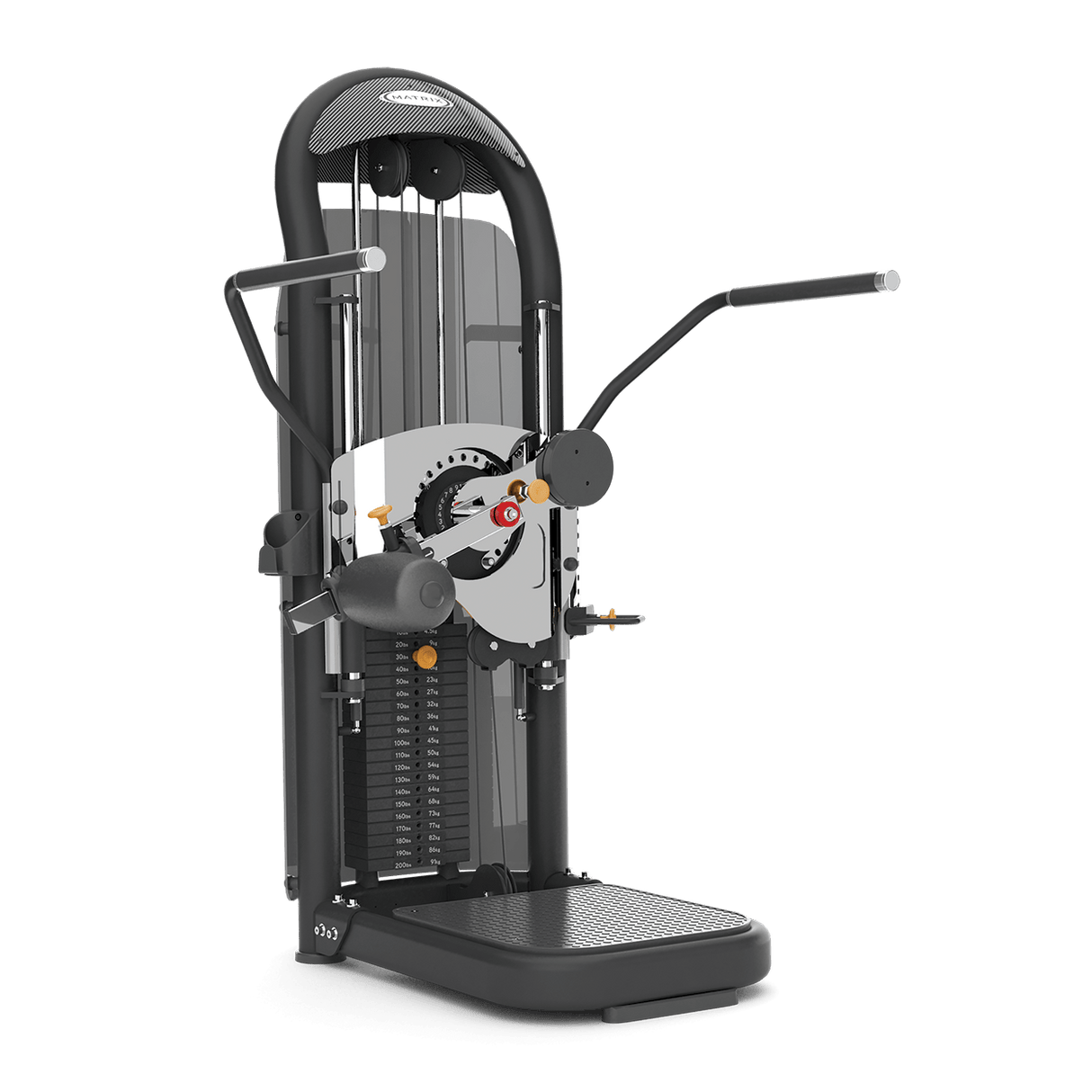 Matrix Aura G3-S76 Rotary Hip Machine - transparent background