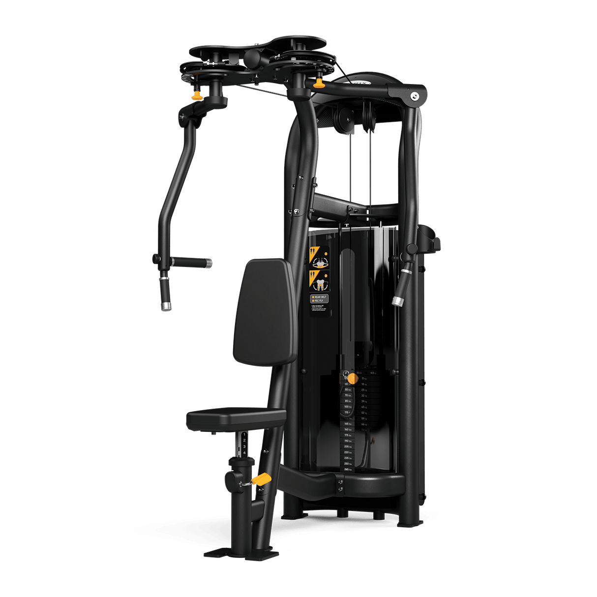 Matrix G3-S22 Rear Delt Pec Fly Machine - transparent background