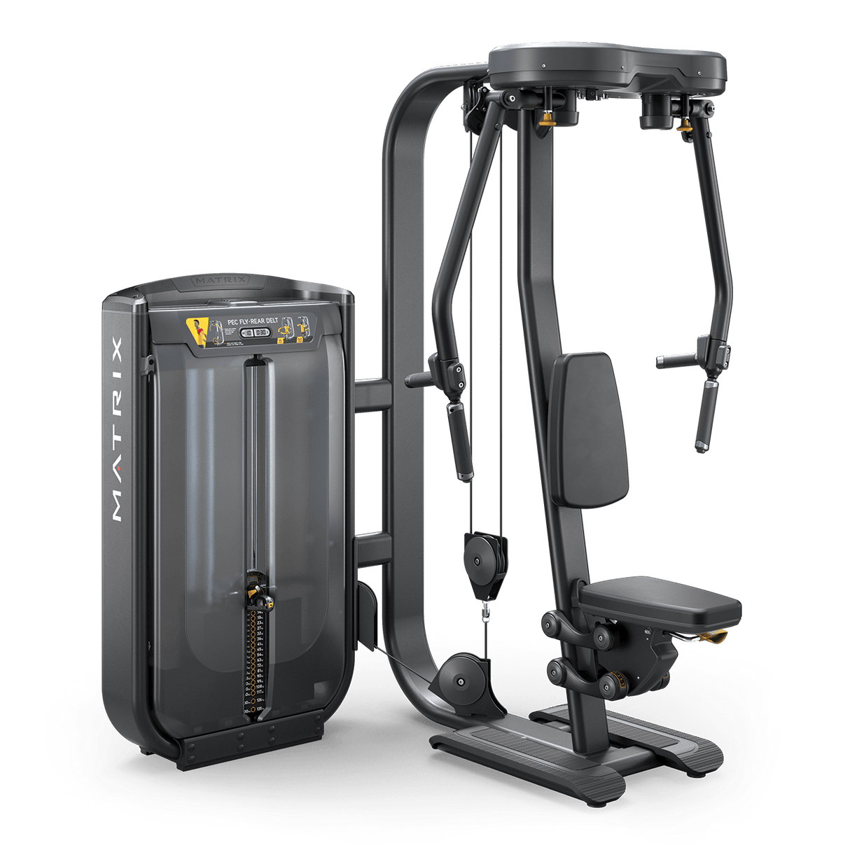 Matrix Ultra Pec Fly/ Rear Delt G7-S22 Machine - transparent background