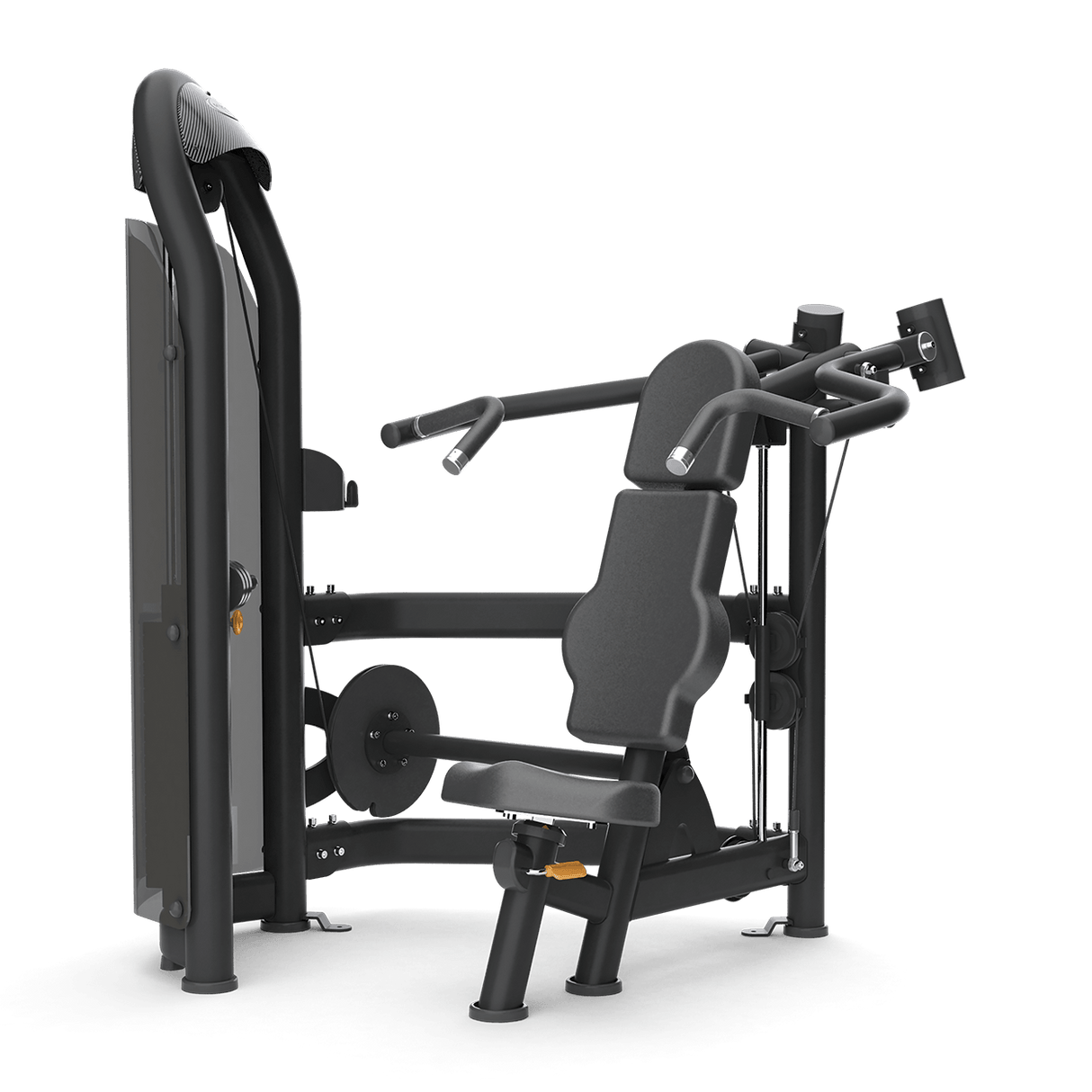 Matrix Aura Converging Shoulder Press - Transparent Background